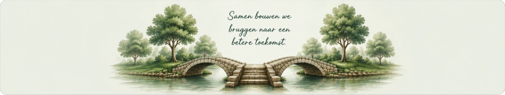 Samen bouwen we bruggen naar een betere toekomst